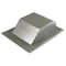 Gaf Master Flow 60 sq. in. NFA Galvanized Slant Back Roof Louver Static Vent in Weathered Wood with Weather Filter SSB960GWFWW - alternate 1